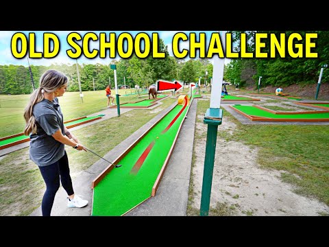This Old School Mini Golf Course Has Some Challenging Holes...