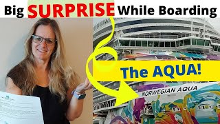 Norwegian Aqua Itinerary Change! An UNEXPECTED Turn In The Inaugural Cruise!
