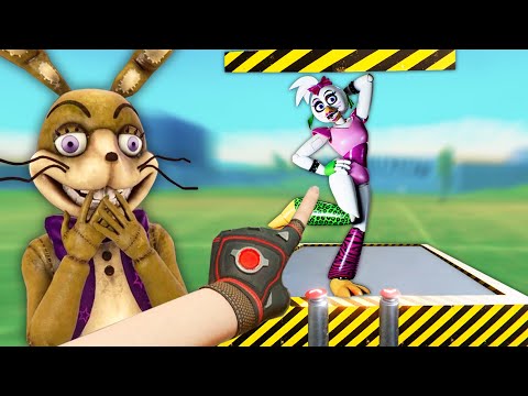I Tested Glamrock Chica vs Hydraulic Press in BONELAB VR!