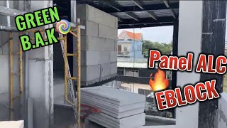 Tấm panel ALC EBLOCK dùng lắp tường cho công trình tại Đức Hòa, Long An