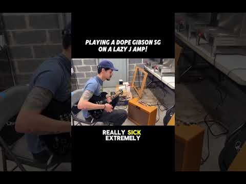 Gibson SG plus Lazy J Amp is a great combo! #gibsonsg #sg #sgguitar #electricguitar #lazyj