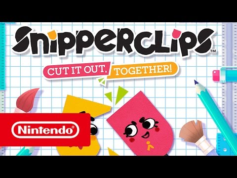 Snipperclips – Cut it out, together! - Launch trailer (Nintendo Switch)