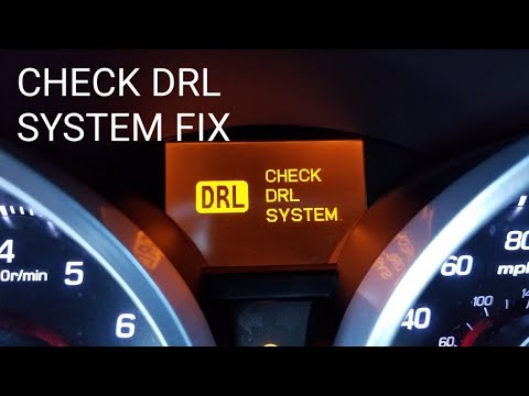 ➡️ CHECK DRL SYSTEM FIX | Quick DIY to Turn Off Warning Light (Honda/Acura)