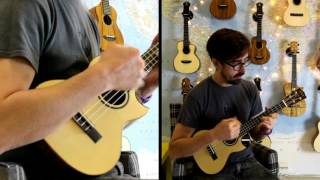 Video thumbnail for Kala KA-SRT-SC Scallop Tenor Ukulele Demonstration by World of Ukes