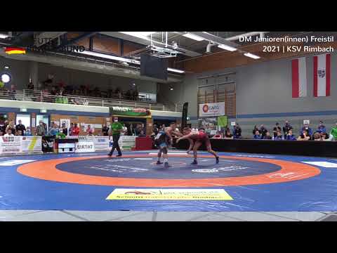RINGEN DM 21 Junioren - BRONZE 70kg Maximilian Buch vs. Nico Schmitt