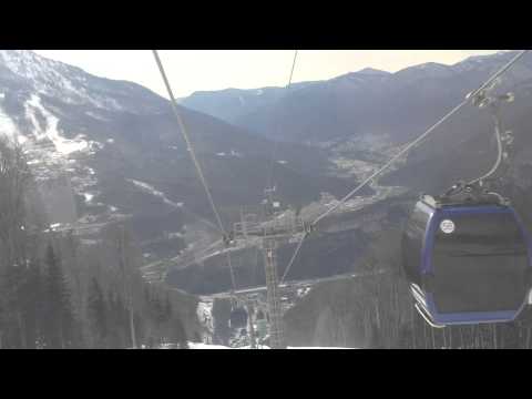 Gondola lift at Krasnaya Polyana