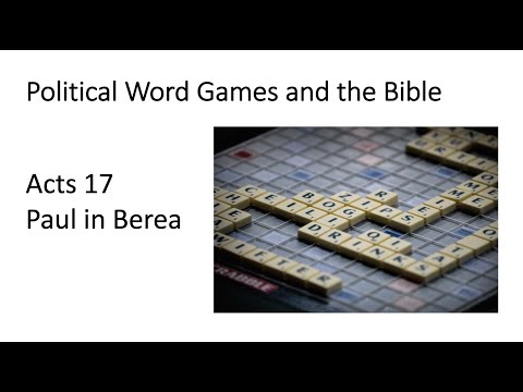 Language Games and the Bible. Acts 17:10-15. Paul in Berea. #epistemology   #DiveDeepTogether