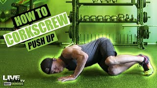 CORKSCREW PUSH UP exercise video thumbnail