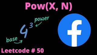 YouTube video 'POW(X, N) | LEETCODE # 50 | PYTHON SOLUTION'
