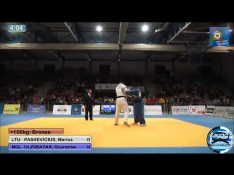 European Judo Open Men Oberwart 2014 Bronze o100kg BOSTANOV Soslan (RUS) - VOLKOV Andrey (RUS)