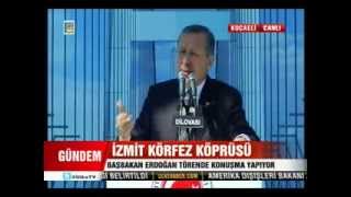 preview picture of video 'Başbakan Recep Tayyip Erdoğan, İzmit Körfez Geçişi Keson Batırma Töreni 15.03.2014'