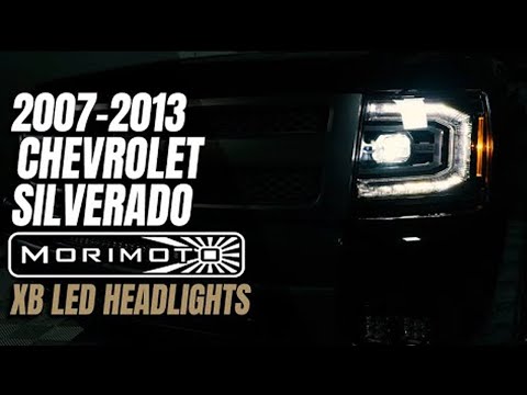 Chevy Silverado (07-13) - Morimoto XB LED Headlights Beam Pattern and Style!