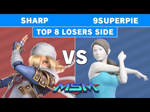 MSM Online 50 - 9SuperPie (Wii Fit Trainer) Vs. Sharp (Sheik) - Top 8 Losers Side