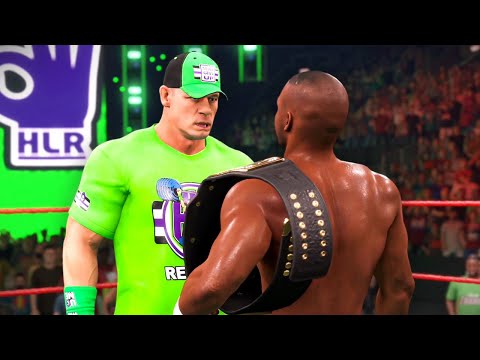 WWE 2K22 MyRISE - JOHN CENA WANTS MY CHAMPIONSHIP!