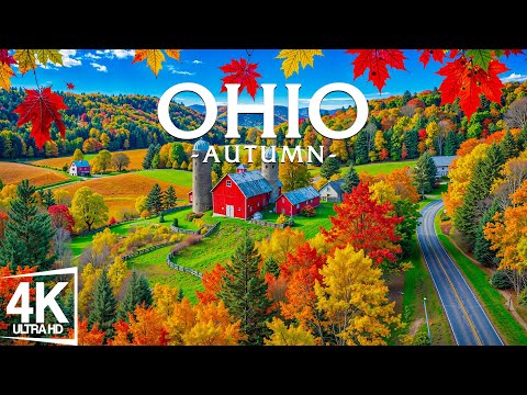 Crimson Autumn in Ohio 🍁 Hocking Hills Trails, Cuyahoga Waterfalls & Lake Erie Shores