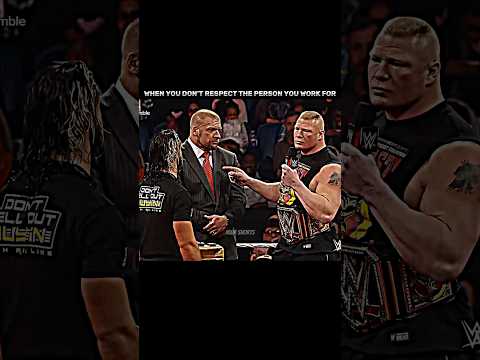 Brock Lesnar Just Destroyed Everyone In The Ring #shorts