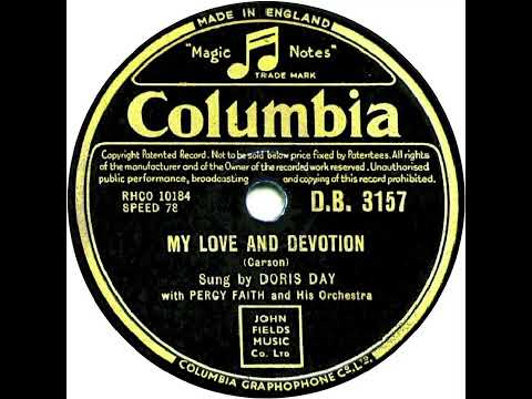 UK New Entry 1952 (17) Doris Day - My Love And Devotion