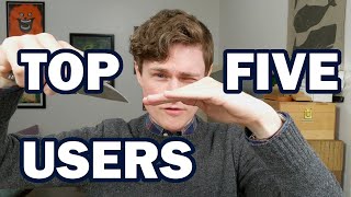 My Top Five User Knives - Open Tag From Screamin Pirate EDC