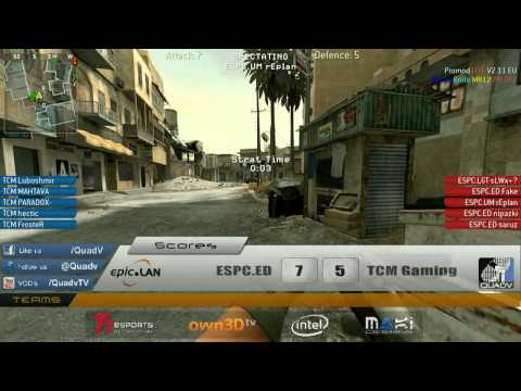 Tt eSports Epic.EIGHT CoD4 ESPC.ED v TCM gaming (Map 2)