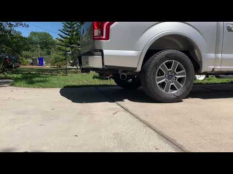 F-150 2.7 Ecoboost SPD Catless Downpipes Before & After