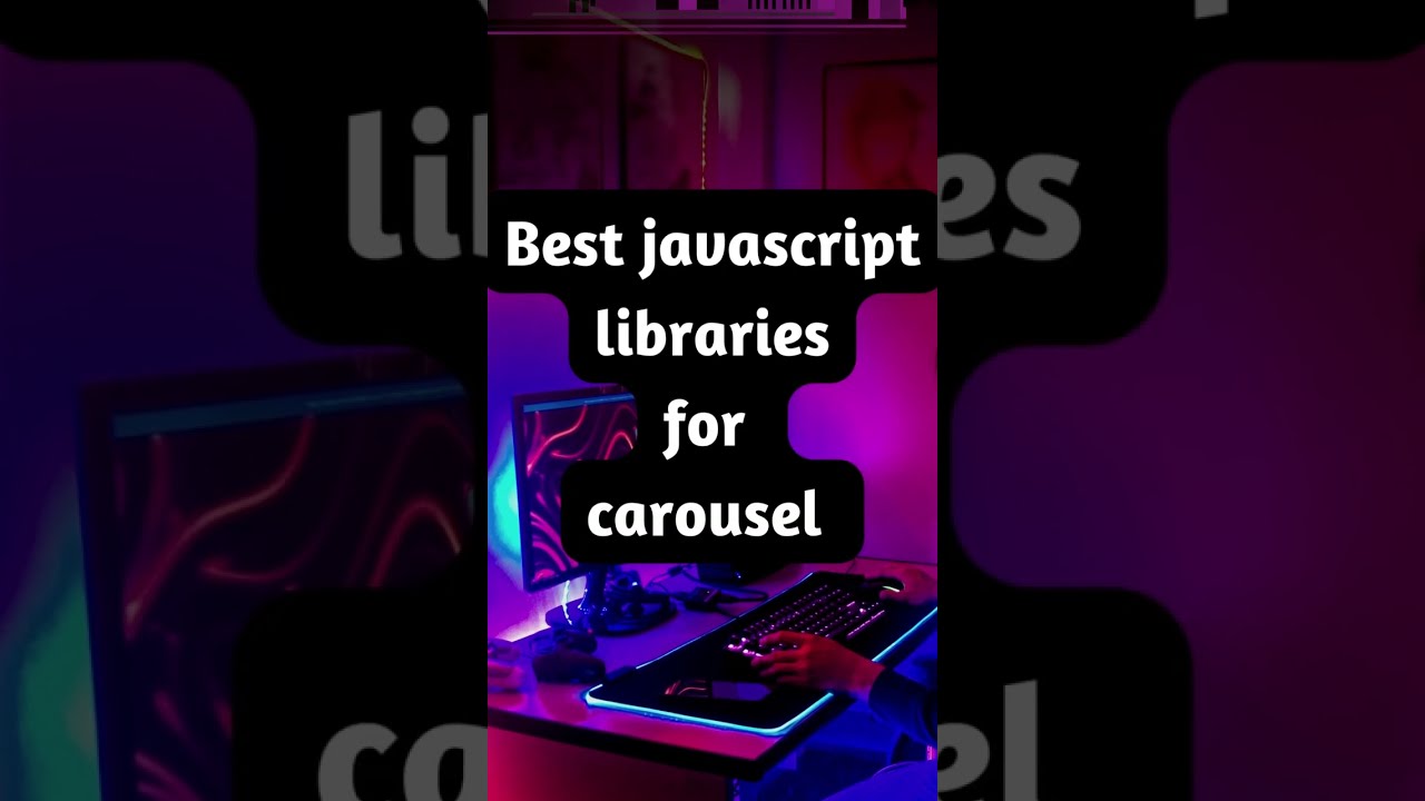 Best javascript libraries for carousel #carousels #javascript #dkcoder #shorts