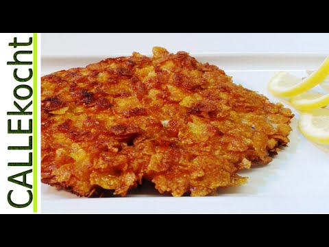 Das ultimative Corn Flakes Knusper Schnitzel zubereiten und selber machen - Rezept und Video