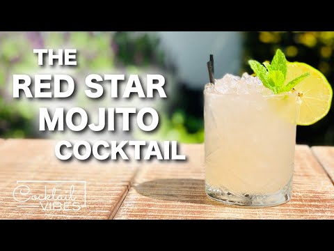 How To Make a RED STAR Mojito | 1-Minute Cocktail Recipes