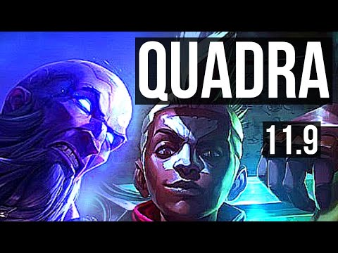 RYZE vs EKKO (MID) | Quadra, 400+ games, Godlike | KR Diamond | v11.9
