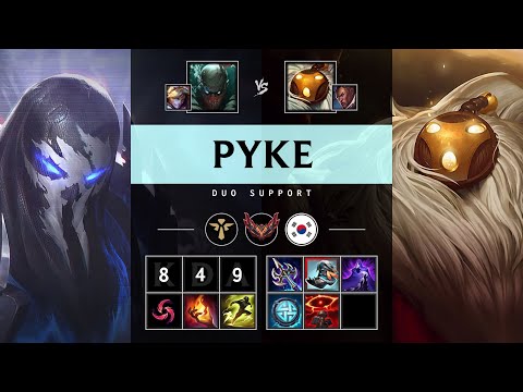Pyke Support vs Bard - KR Grandmaster Patch 25.21