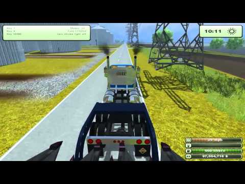Let's Play - Farming Simulator 2013 - Part One, Moving American equipment