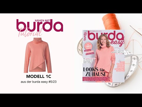 [Nähanleitung] Nähen mit burda –kuscheliges Longsleeve 1C | burda easy #5/23