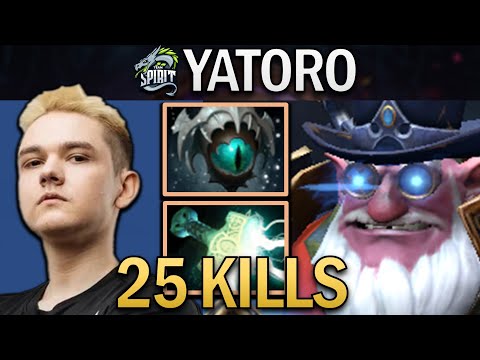 Sniper Dota 2 Gameplay Spirit.Yatoro with 25 Kills - Hurricane Pike - TI12