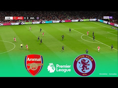 ARSENAL vs ASTON VILLA Live | Premier League 2025 | 30/12/2025 | Simulation PES 2021 Gameplay