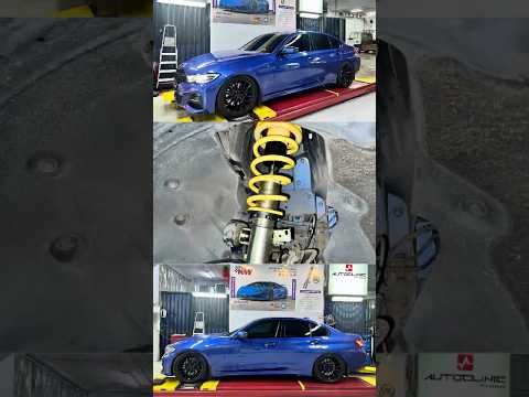 Transformed this G20 BMW 330i with ST-XA suspension for sharper handling and a smoother ride! ❤️‍🔥