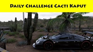Forza Horizon 5 Daily Challenge Cacti Kaput Smash 20 Cacti in any car from Germany