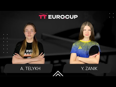 18:15 Anastasiia Telykh - Yulianna Zanik 05.11.2024 TT Euro.Cup Women Ukraine Star. TABLE 4