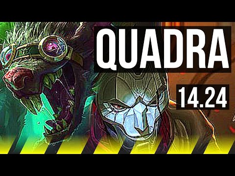 TWITCH & Yuumi vs JHIN & Bard (ADC) | Quadra, 67k DMG, Legendary | KR Diamond | 14.24