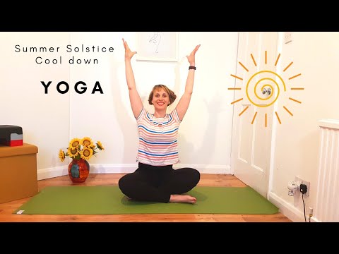 Summer Solstice cool down yoga | A Vin and Vin 1 hour practice