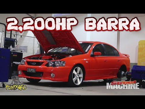 INSANE FORD TURBO BARRA MAKES 2,200RWHP!!!