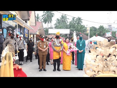 Kapoldasu Kunjungi Kapolres, Bupati Batu Bara Kenakkan Baju Adat Melayu