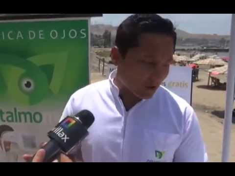 Campaña oftalmológica "Mis ojos también importan" en Willax TV 14 ene 2014