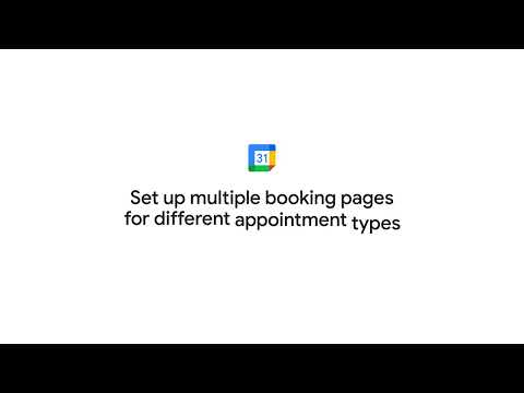 With Google Calendar, you can create and share different booking pages for each type of service. 💡