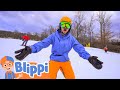 Blippi Visits Mountain Creek Resort And Learns How To Snowboard Educational Videos For Kids
