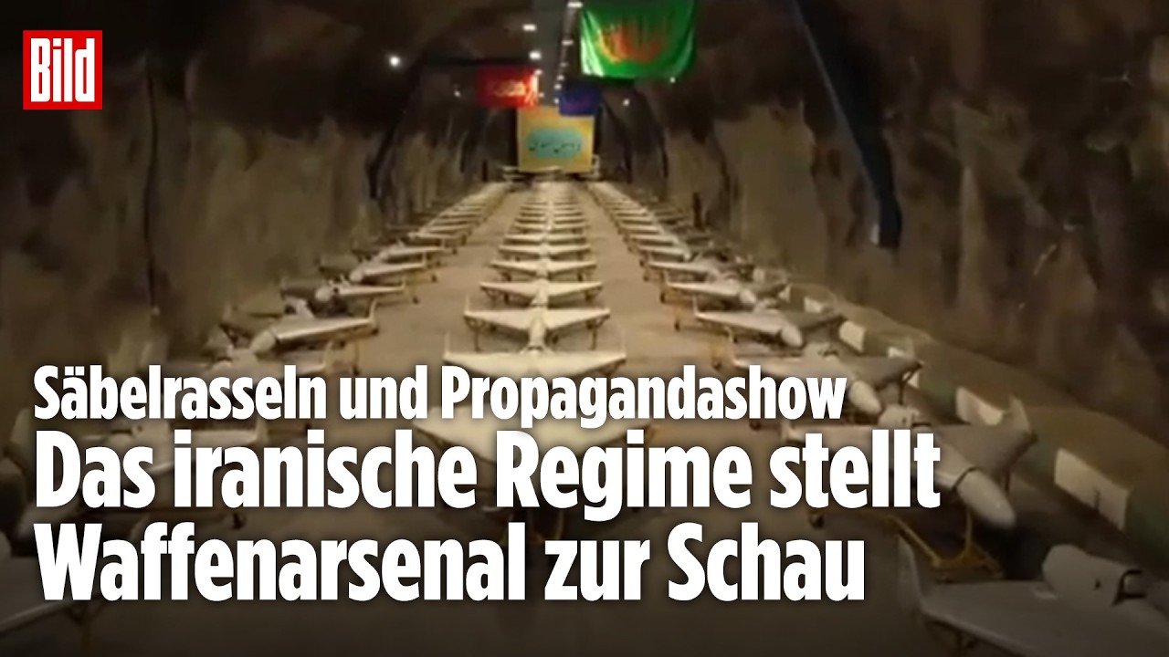 IRAN ZEIGT RIESIGES WAFFENARSENAL: Propaganda-Show der Mullahs