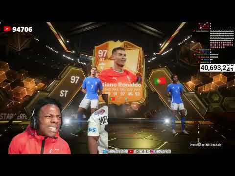 iShowSpeed Packs 97 MOTM Cristiano Ronaldo