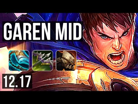 GAREN vs GRAVES (MID) | 7/1/6, 700+ games, 1.1M mastery | EUW Grandmaster | 12.17