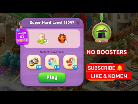 GARDENSCAPES SUPER HARD LEVEL 13047 NO BOOSTERS | MARI MAIN BERSAMA