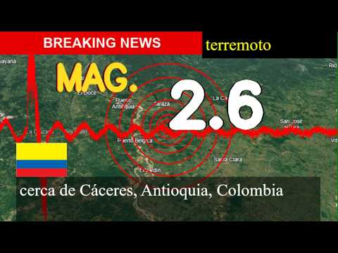 😱🚨 Terremoto cerca de Cáceres, Antioquia, Colombia actualizaciones en vivo hoy: un temblor de magnit