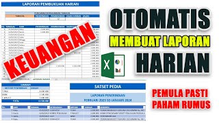Download lagu Ini Baru Otomatis Cara Membuat Laporan Keuangan Harian dengan Excel LENGKAP mp3