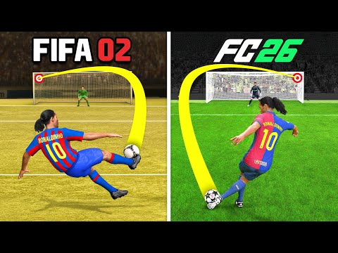 Scoring 1 Amazing Goal with Ronaldinho in Every FIFA
